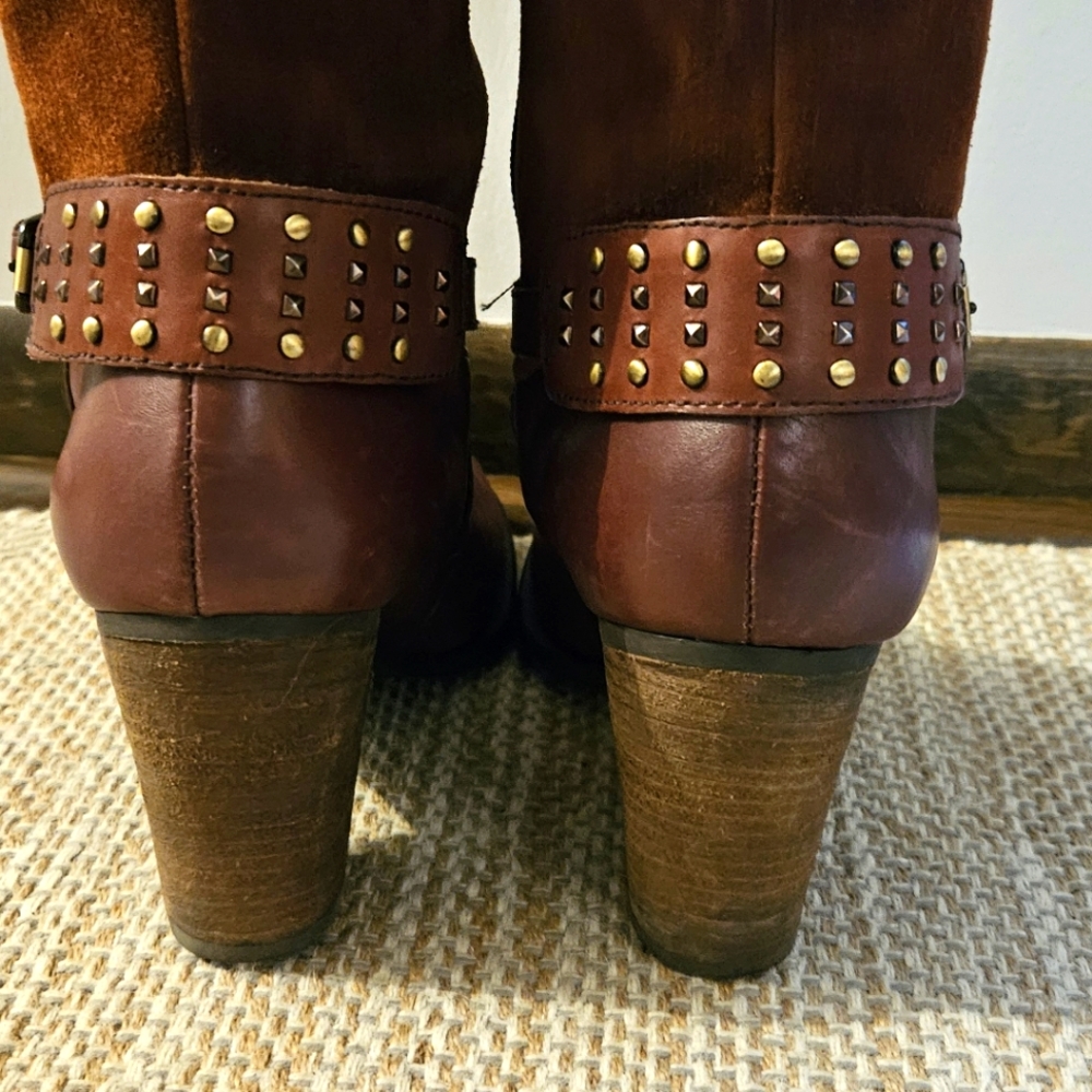 NATURALIZER Glassy Leather Boots-GORGEOUS